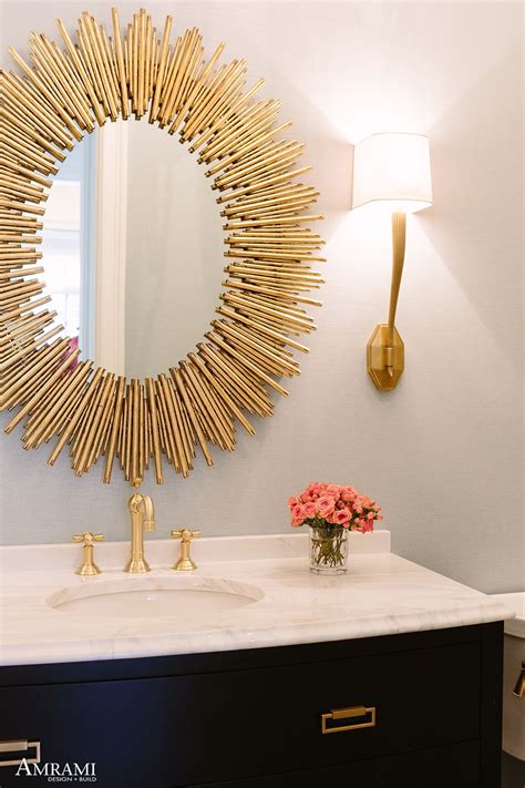Golden Wall Lamp Sconce Sunburst Mirror Frame And Custom Furniture