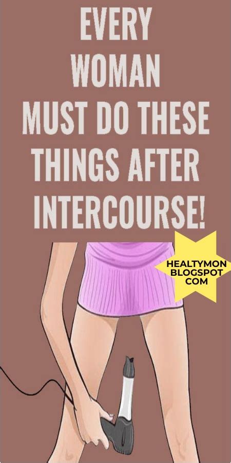 Okhomol Every Woman Must Do These Thİngs After Intercourse