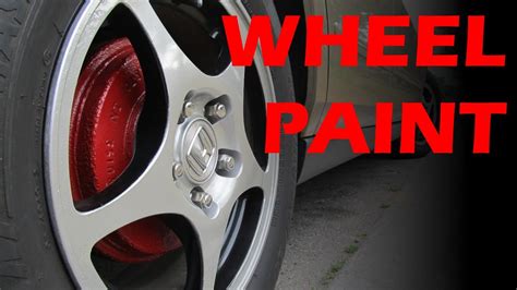 How To Paint Your Cars Wheels Two Tone Youtube