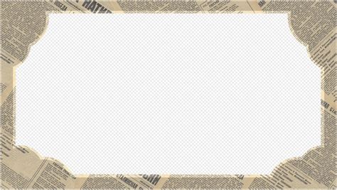 Newspaper Border Png Imagepicture Free Download 400460053