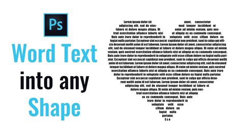 The Word Text Into Any Shape Is Shown In Black And Blue On A White