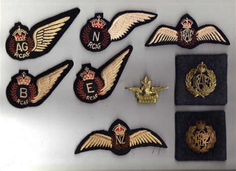 British And Commonwealth Air Force Insignia Ww2 Great Britain