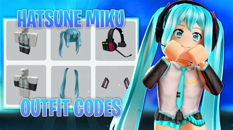 How To Be Hatsune Miku On Roblox Links And Codes Youtube