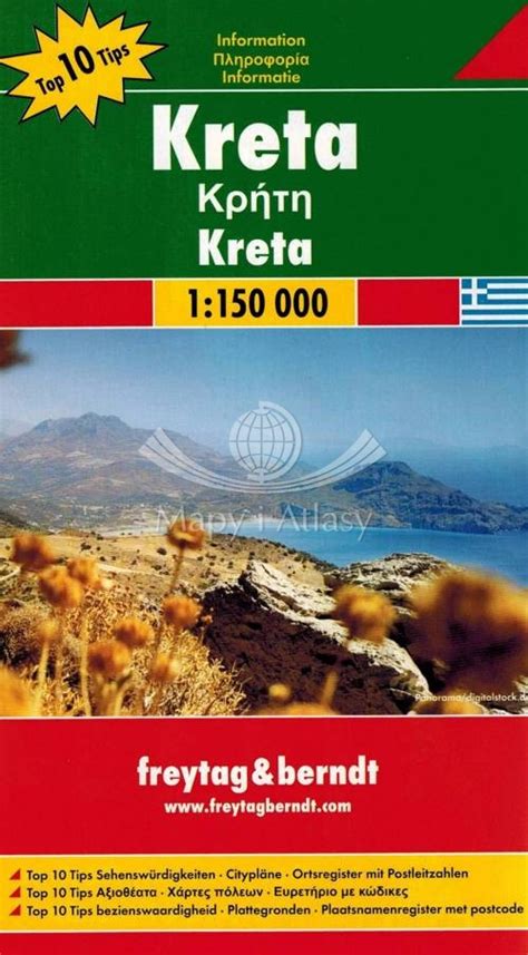Kreta Mapa Samochodowa Sk Adana Freytag Berndt
