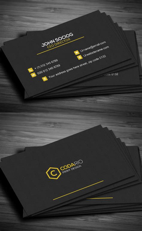 Modern Business Cards Design 26 Creative Examples Design Graphic