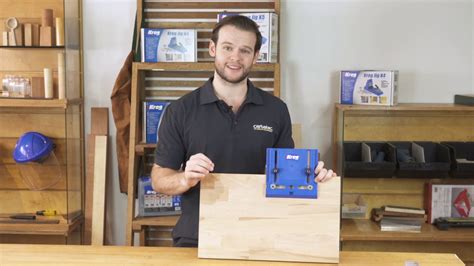 You set both the jig and the drill bit to this setting. Kreg Cabinet Hardware Jig - YouTube