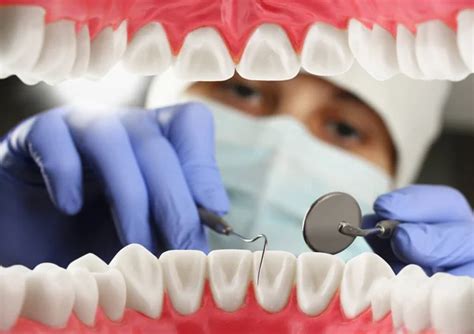Dentist Checkup Patient Teeth Inside Mouth View Stock Photo By ©dimjul