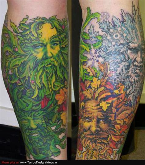 Ashley was the first female competitor to win ink master. four seasons man AMAZING #TATTOO | Green tattoos, Leg tattoos