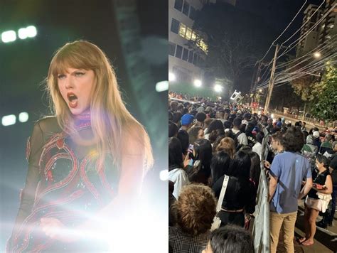 Filas Presenciais Para Taylor Swift T M Briga Entre F S E Cambistas E At Pol Cia Popline