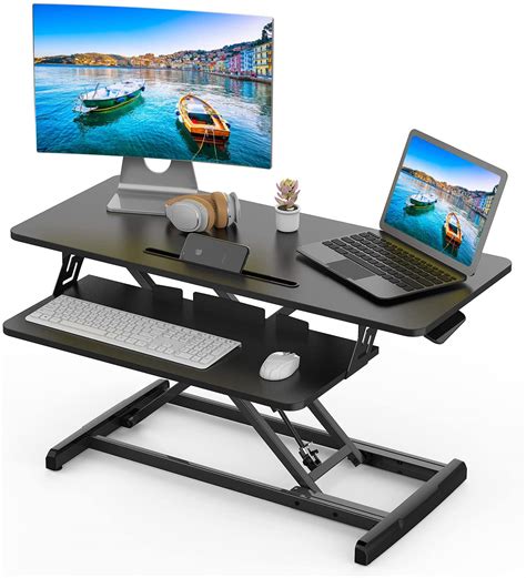 Standing Desk Converter Adjustable Height Desk Riser Sit Stand Desk