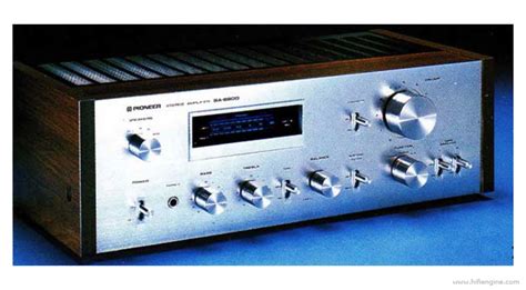 Pioneer Sa 6800 Manual Stereo Integrated Amplifier Hifi Engine