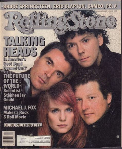 Rolling Stone January 15 1987 Talking Heads Michael Jfox Wml Vg