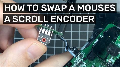 How To Swap And Fix Your Mouses Scroll Encoder Fix Broken Scrolling