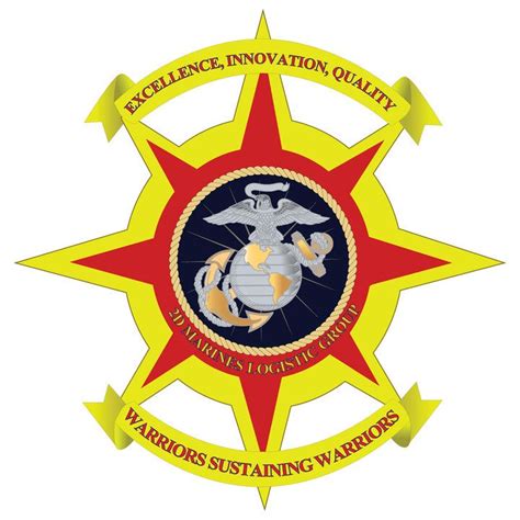 Offical Logo 2d Marine Logistics Group 2d Mlg Marine Corps Bases