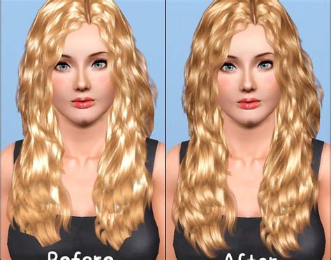 My Sims 3 Blog Nouk Long Wavy Hair Converted For Teen To Elder By