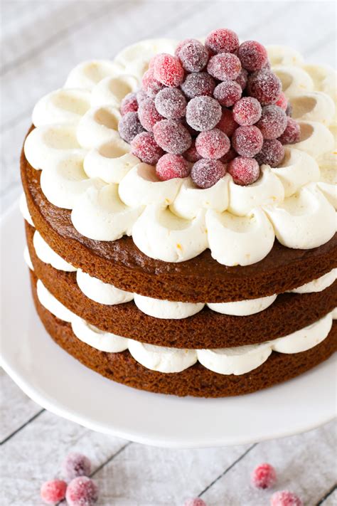 Best of all, it only has. gluten free vegan gingerbread layer cake with sugared ...