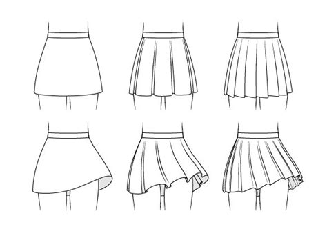 How To Draw Anime Skirts Step By Step Manga School Uniform Drawing