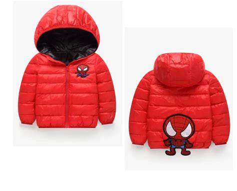 Retail2019 New Autumn And Winter Children Spiderman Hoodies Jacket
