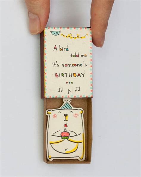25 Cute Diy Matchbox Cards For Every Occasion Expressing Life
