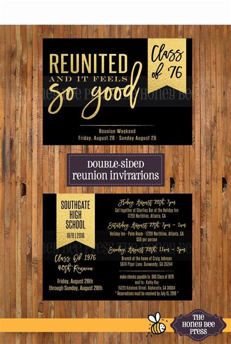 Reunion Invitation Templates Free Awesome Reunited And It Feels So Good
