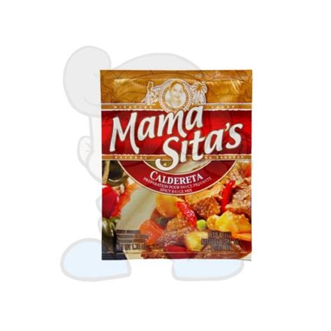Mama Sitas Spicy Caldereta Sauce Mix 6 X 50g Food And Drinks Spice