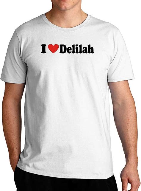 Eddany I Love Delilah Small Heart T Shirt Clothing Shoes And Jewelry