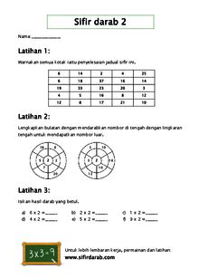 See more ideas about matematik, bahasa melayu, nama. Latih Tubi Soalan Matematik Tahun 3 2020
