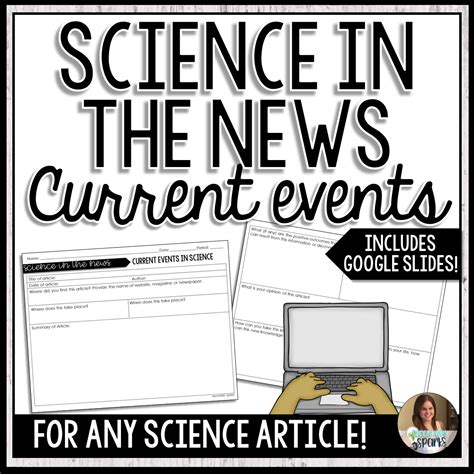 Science Current Events Article Activity Secondary Sparks