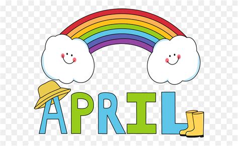 April Showers Bring May Flowers Clip Art April Rainbow Holy Rainbow