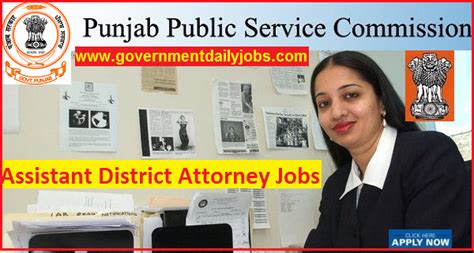 Punjab Psc Recruitment For Assistant District Attorney Jobs