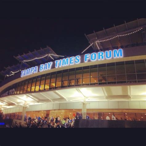 The Tampa Bay Times Forum Formally The St Pete Times Forum Ryland