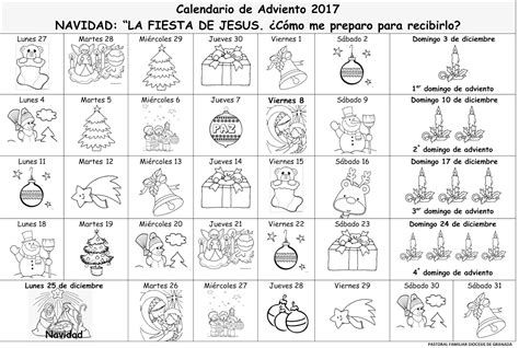 La Catequesis El Blog De Sandra Calendarios De Adviento 2017 Para