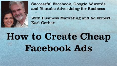 Cheap Facebook Ads Updated How To Create Cheap Facebook Ads Youtube