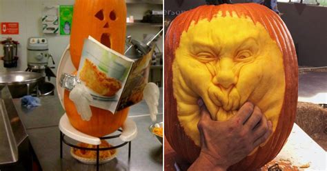 funny and bizarre jack o lanterns thechive
