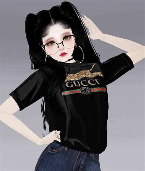 Imvu Velvet Gucci Chica Tumblr Dibujo Dibujos De Chicas Chica Anime Gótica