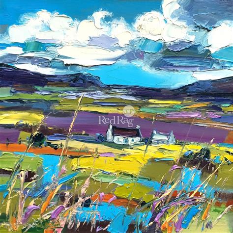Cottage Quiraing Skye By Scottish Contemporary Artist Judith Bridgland
