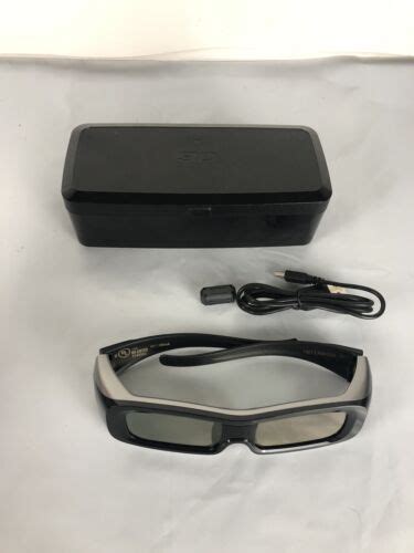 Panasonic Ty Ew3d2ma Active 3d Glasses With Case Black Ebay