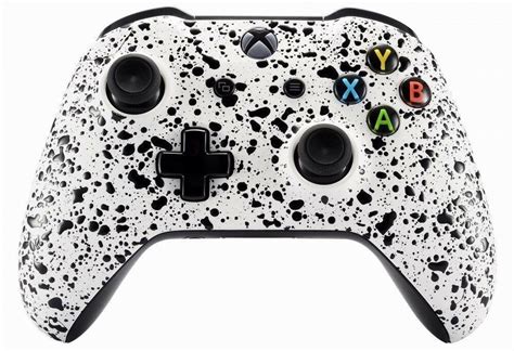 3d Splash White One S Un Modded Custom Controller Unique Design With 3