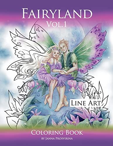 9781471674631 Fairyland Vol1 Line Art Coloring Book Prosvirina