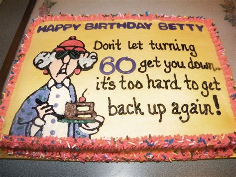 Maxine Funny Birthday Cakes 60th Birthday Party 60th Birthday Cakes