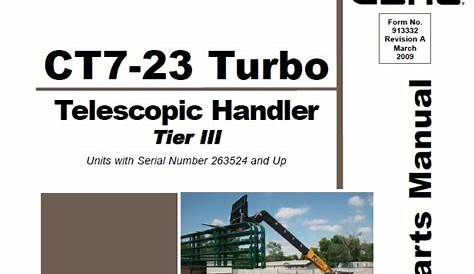 Gehl CT7-23 Turbo Telescopic Handler (Tier III) Parts Manual (SN 263524