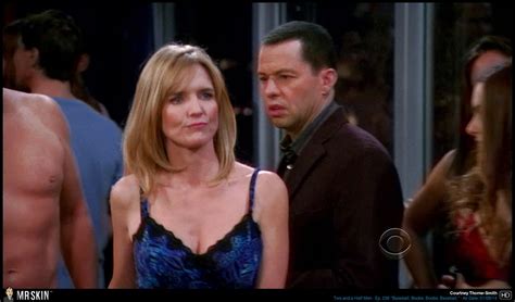 Naked Courtney Thorne Smith In Two And A Half Men