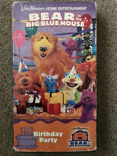 BEAR IN THE Big Blue House Volume Birthday Parties VHS Jim Henson PicClick