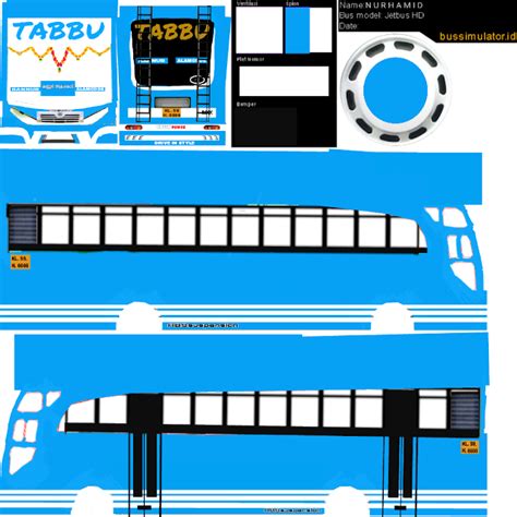 Bussid Kerala Tabbu Color Code Livery Blue Bus Bus Games Star Bus