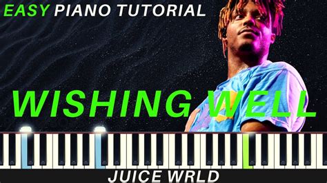 Juice Wrld Wishing Well Piano Tutorial Instrumental Piano Cover