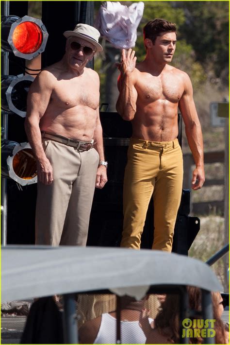 Zac Efron And Robert De Niro Have A Shirtless Body Contest In These