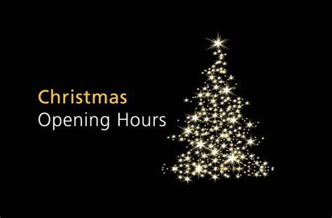 Christmas Opening Hours Celtic Interiors