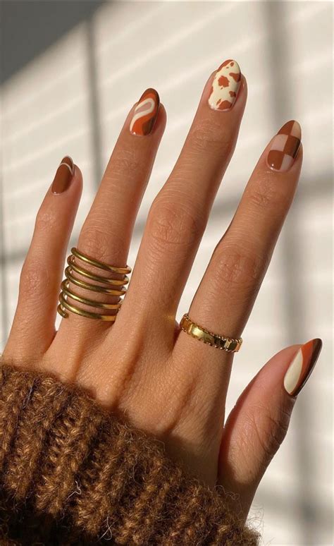Simple Fall Nails For Your Autumn Mani Inspo Page Of