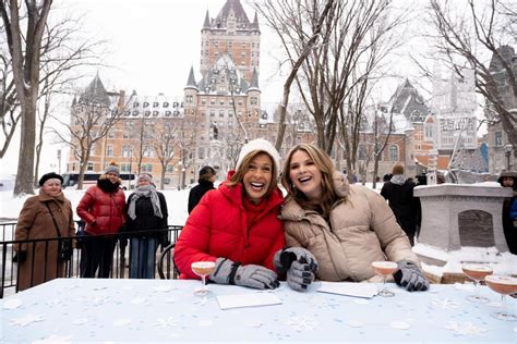 Hoda Kotb Jenna Bush Hager Fall In Love With Quebec City