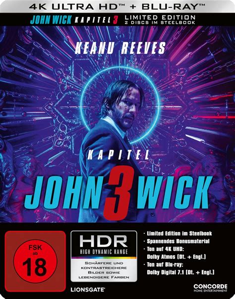 This was one of the biggest franchises that i saw with these subs. MyKinoTrailer: John Wick: Kapitel 3 4K UHD Steelbook Review